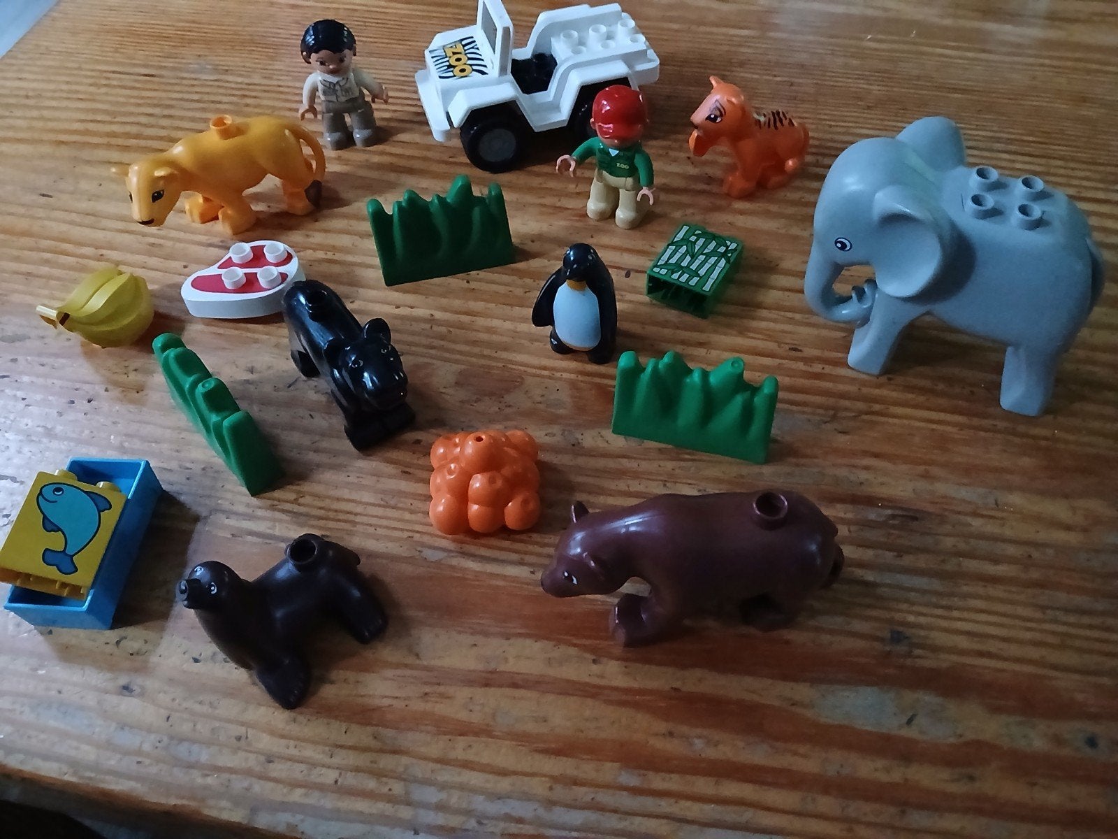 lego duplo wilde dieren, Kinderen en Baby's, Speelgoed | Duplo en Lego, Ophalen of Verzenden, Gebruikt, Duplo