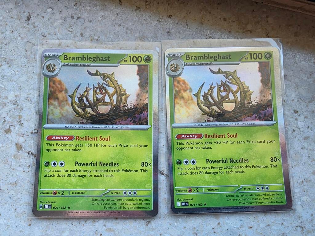 Brambleghast #021 temporal forces miscut misprint kaarten, Ophalen of Verzenden, Nieuw, Meerdere kaarten