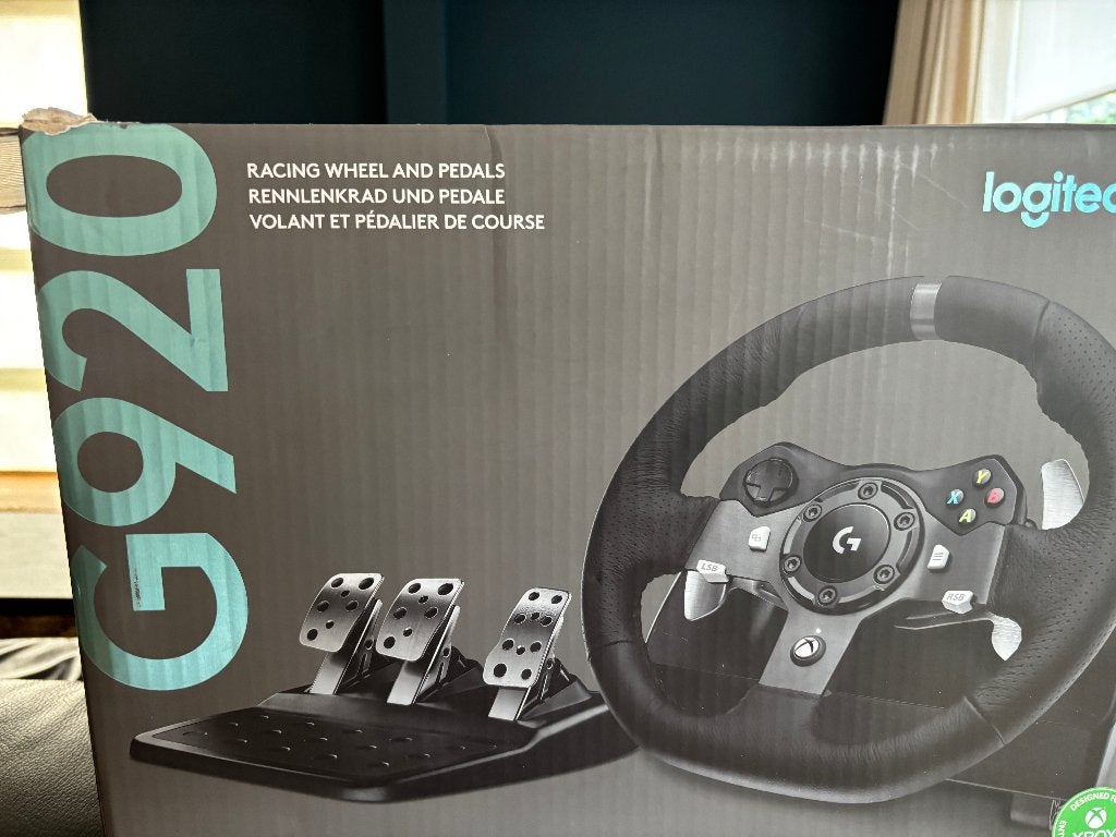 logitech G920 Stuur en pedalen, Spelcomputers en Games, Ophalen of Verzenden, Gebruikt, Stuurtje of Sportattribuut, Xbox Series X