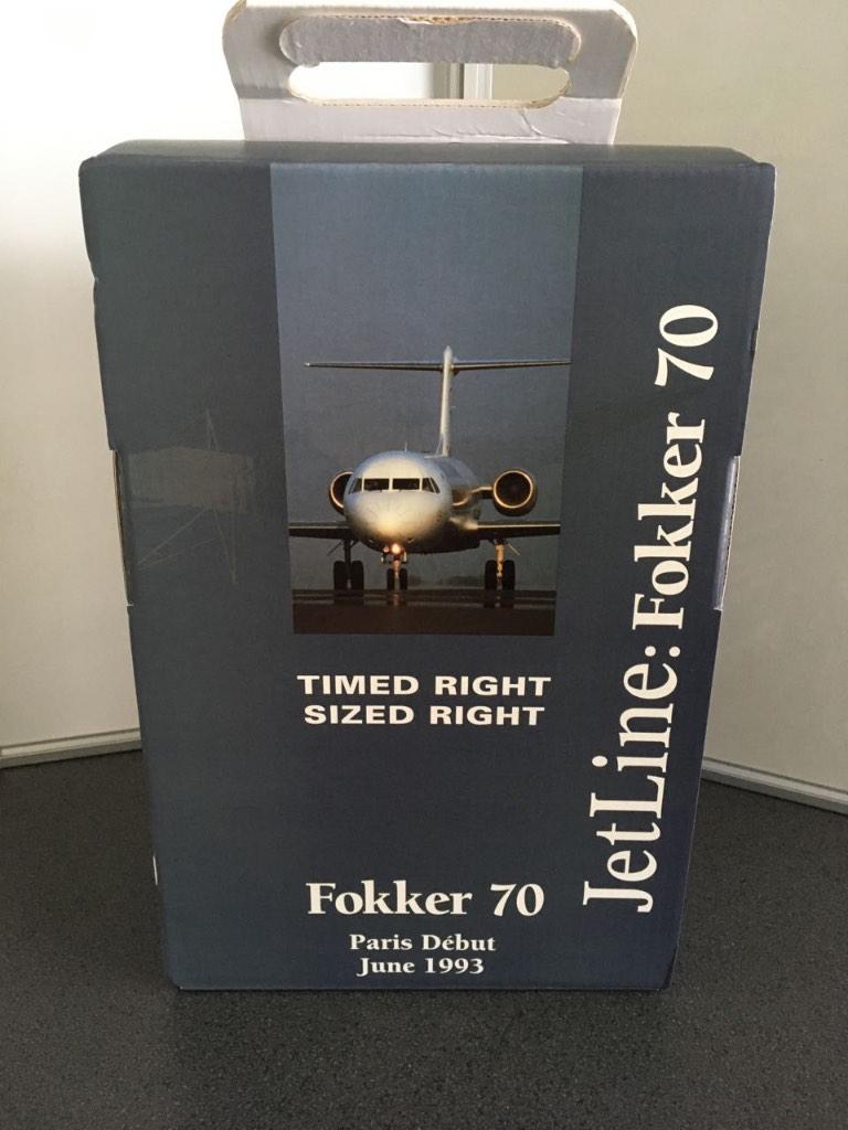Introduktie pakket Fokker F70 Parijs Juni 1993, Ophalen of Verzenden, Nieuw, Overige typen