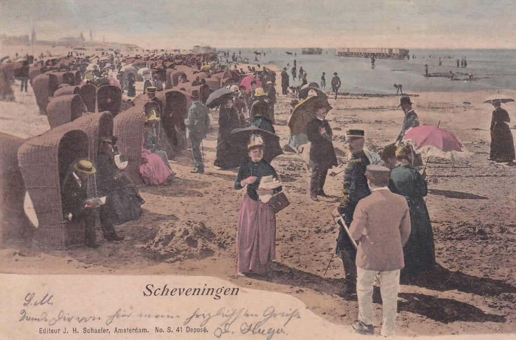 Scheveningen 1901, Verzenden, Voor 1920, Gelopen, Zuid-Holland