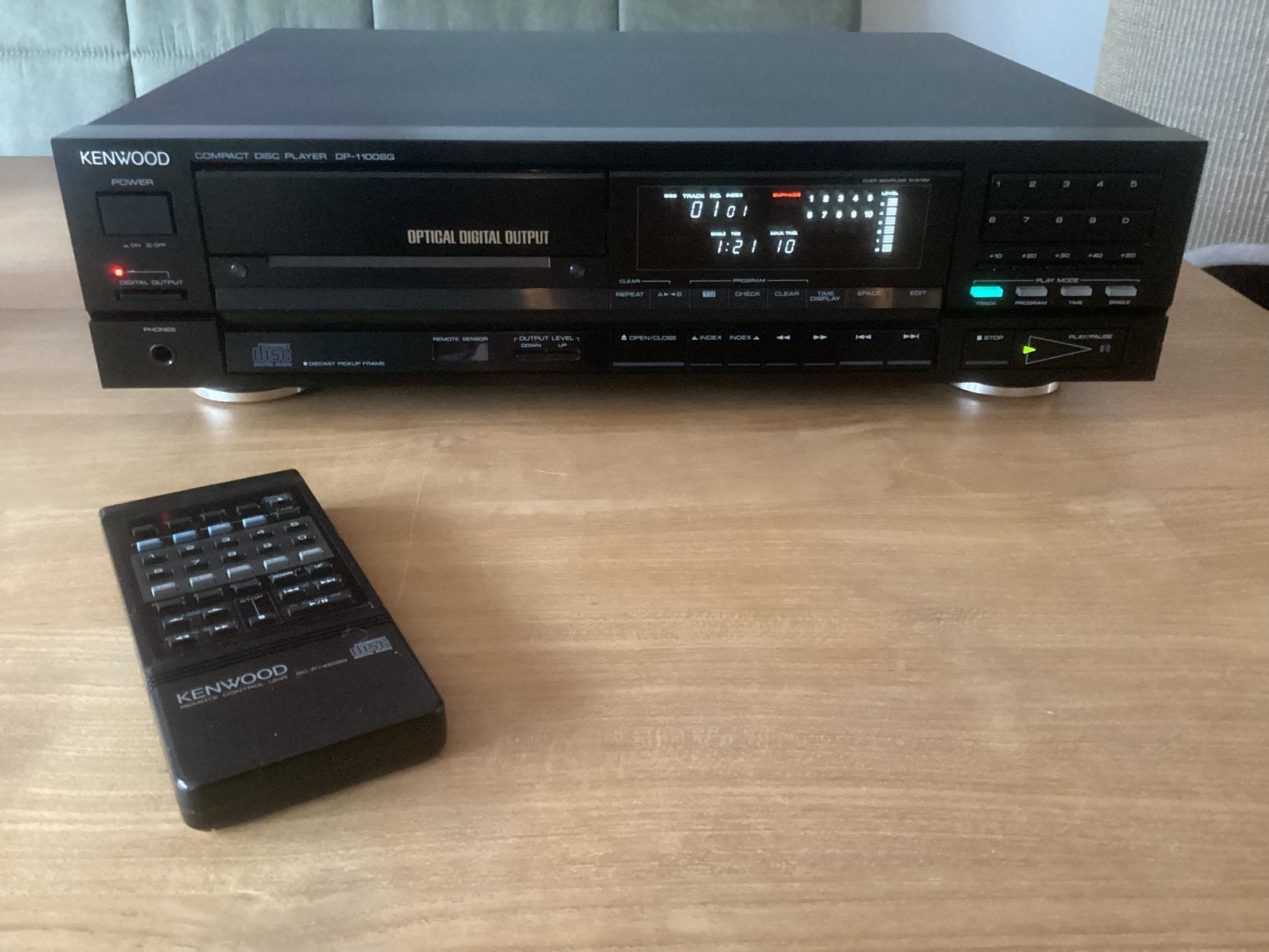 Kenwood DP 1100SG + remote high end 12 kg topmodel (Sony ES), Ophalen of Verzenden, Gebruikt, Overige merken