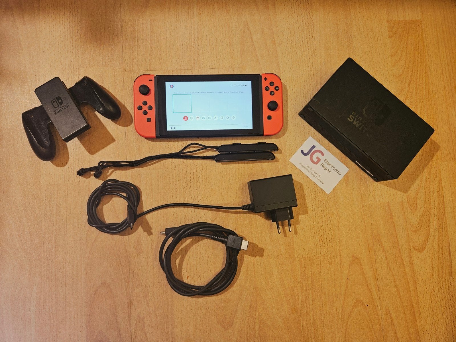 Nintendo Switch (compleet pakket) in nette staat, Switch 2019 Upgrade, N.v.t., Refurbished, Ophalen of Verzenden