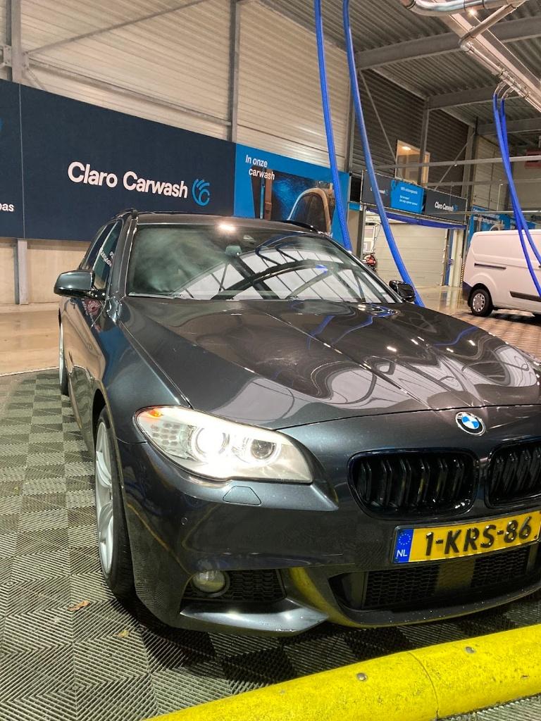 BMW 5-Serie 525D Touring Aut8 2013 Zwart, Auto's, Automaat, Achterwielaandrijving, 1995 cc, 2000 kg