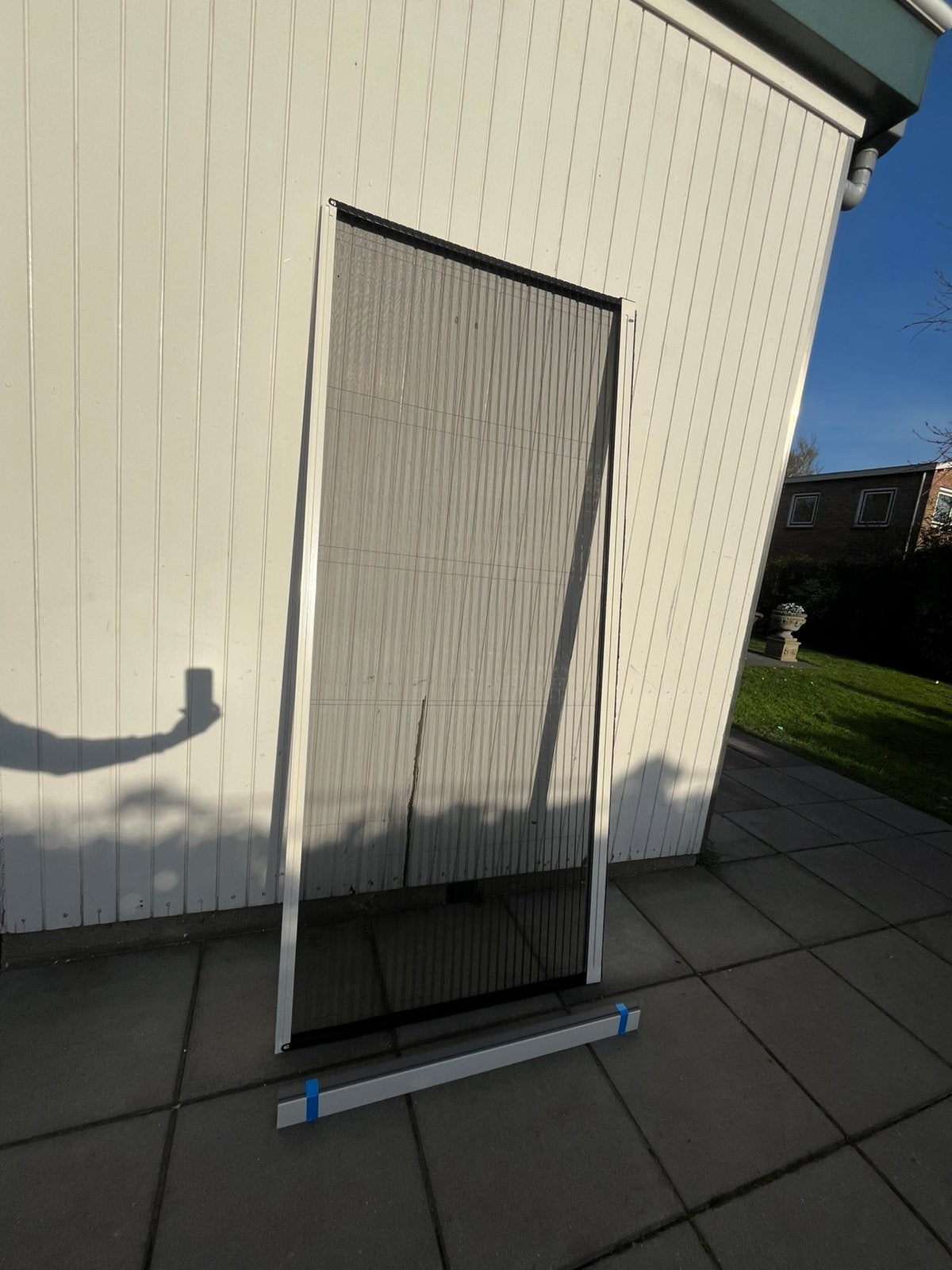 Luxaflex hordeur in plissé (nieuw) 214x96, 200 cm of meer, Nieuw, Crème, 50 tot 100 cm