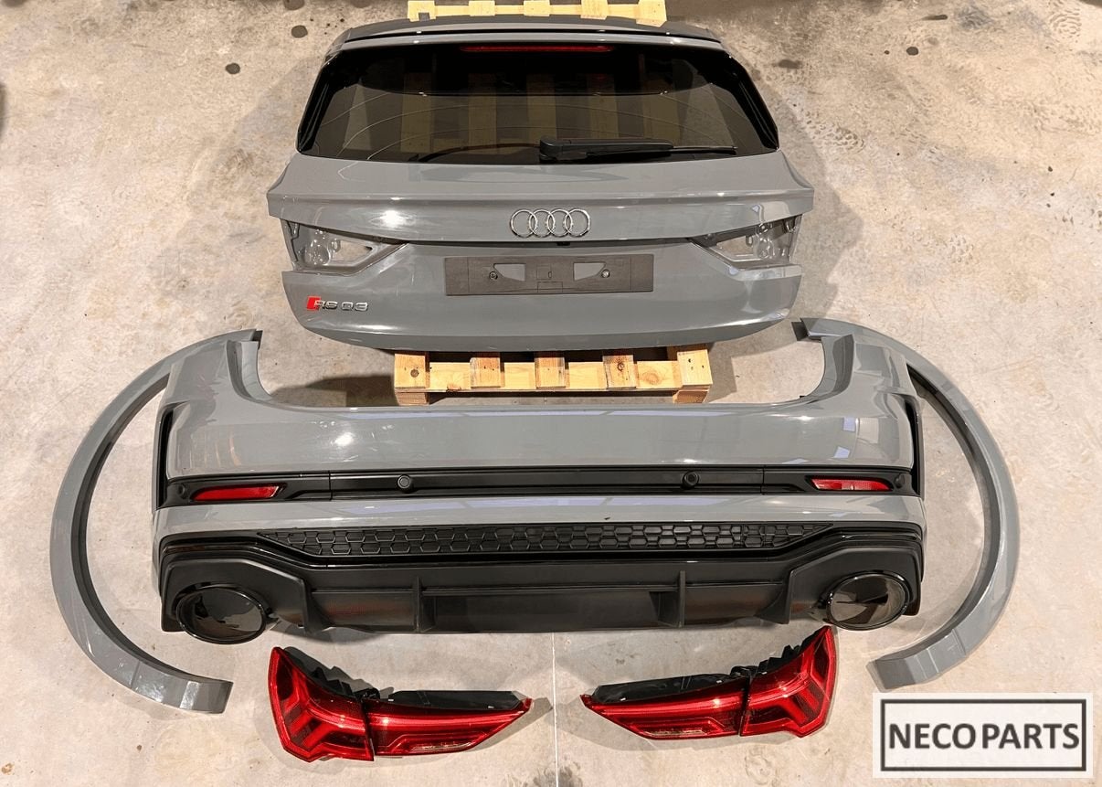 AUDI RSQ3 RS Q3 SPORTBACK ACHTERKLEP LX7G ALLES LEVERBAAR!!!, Gebruikt, -, Achter, -