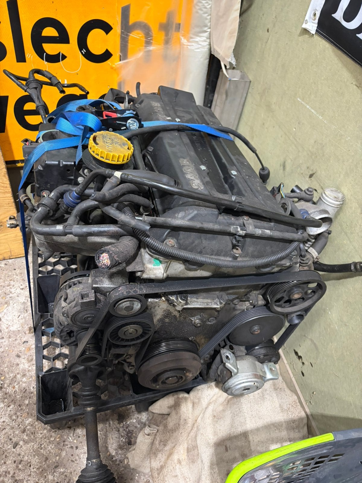 Saab 93 motorblok werkend gedemonteerd, Auto-onderdelen, Ophalen, Gebruikt, Saab