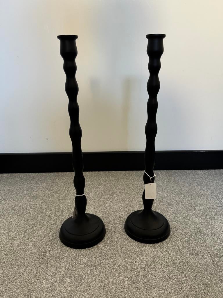 Riviera Maison Kandelaren - Nieuw met prijskaartje, 25 tot 50 cm, Zwart, Nieuw, Ophalen of Verzenden
