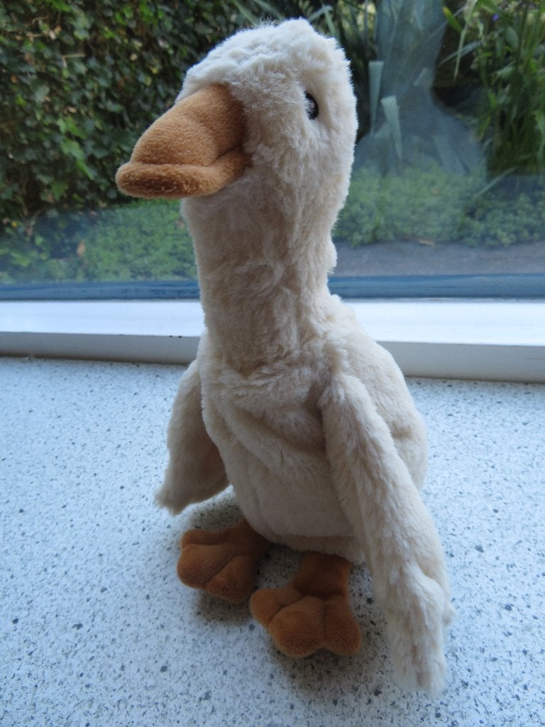 Zacht velours eend of gans merk Warmies magnetron knuffel, Wasbaar, Ophalen of Verzenden, Zo goed als nieuw, Middelgroot (20 tot 80 cm)