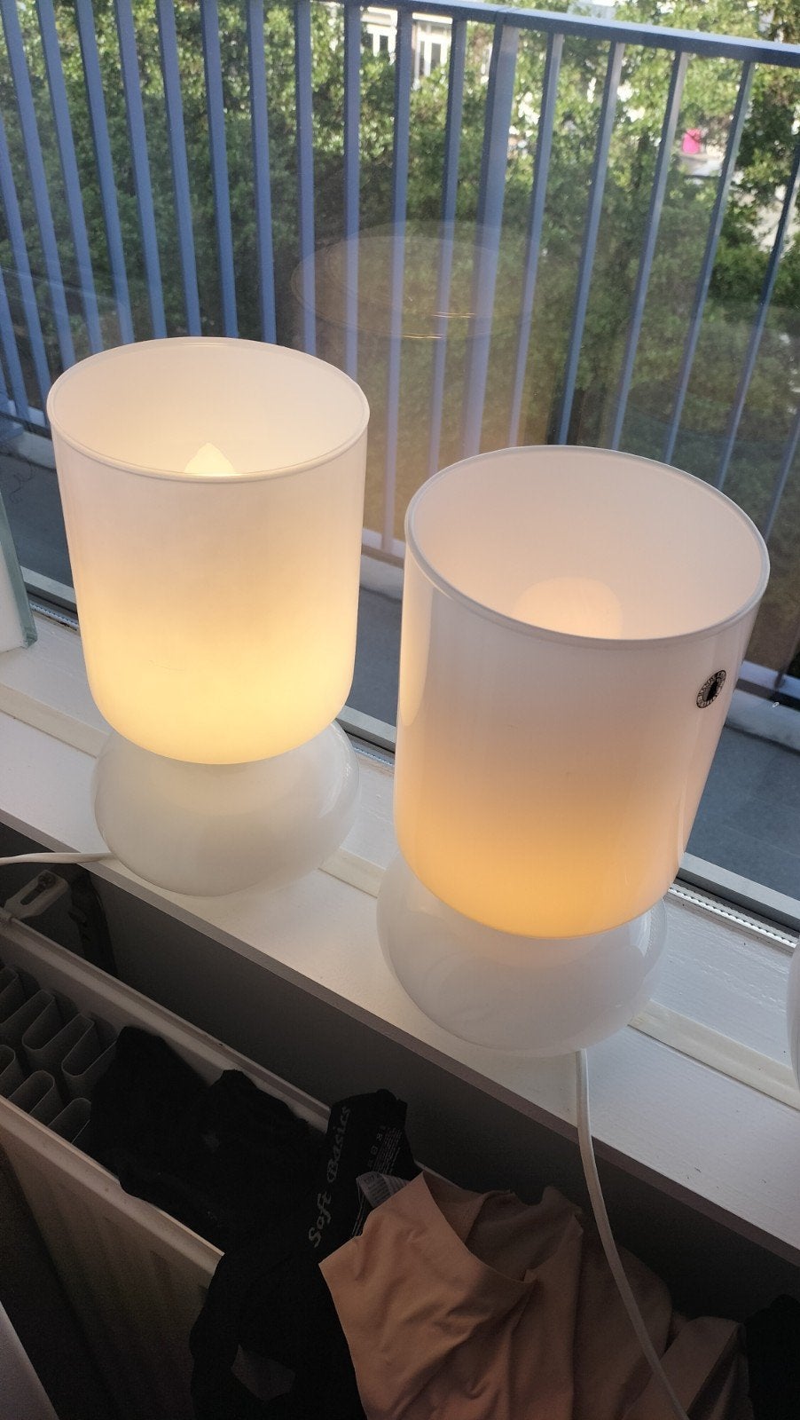Ikea Lykta vintage tafellamp, 2 voor €50, Ophalen of Verzenden, IKEA, Vintage