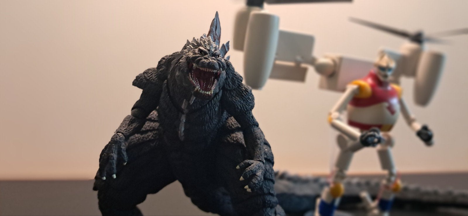 Godzilla & Jet Jaguar Singular Point SH monsterarts / Figuar, Ophalen of Verzenden, Zo goed als nieuw