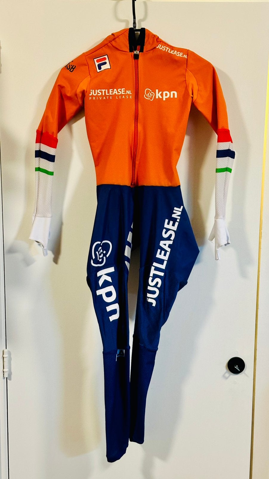 Schaatskleding schaatspak snelpak speedsuit maat S Fila, Ophalen of Verzenden, Zo goed als nieuw