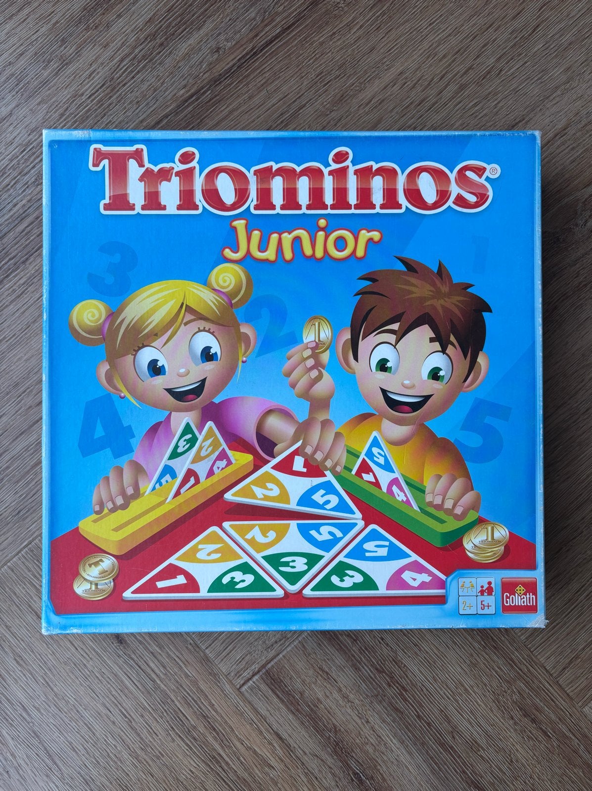 Triominos Junior - Leuk familiespel voor kinderen, Een of twee spelers, Ophalen, Gebruikt