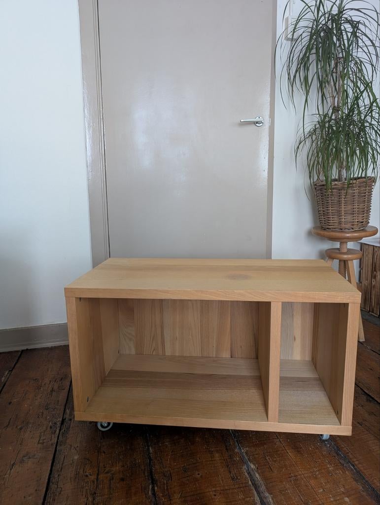 Houten kastje op wielen, Huis en Inrichting, Kasten | Overige, Ophalen