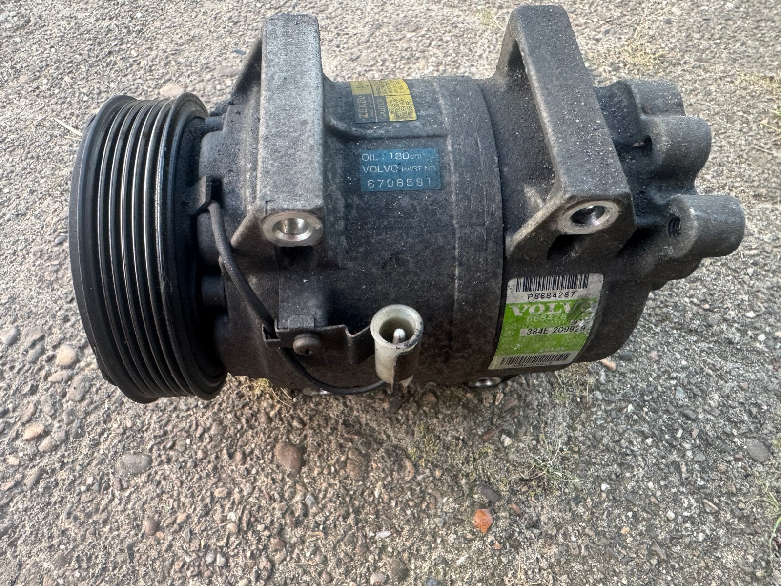 Volvo s60 s80 xc70 v70 xc90 aircopomp, Ophalen of Verzenden, Gebruikt, Volvo