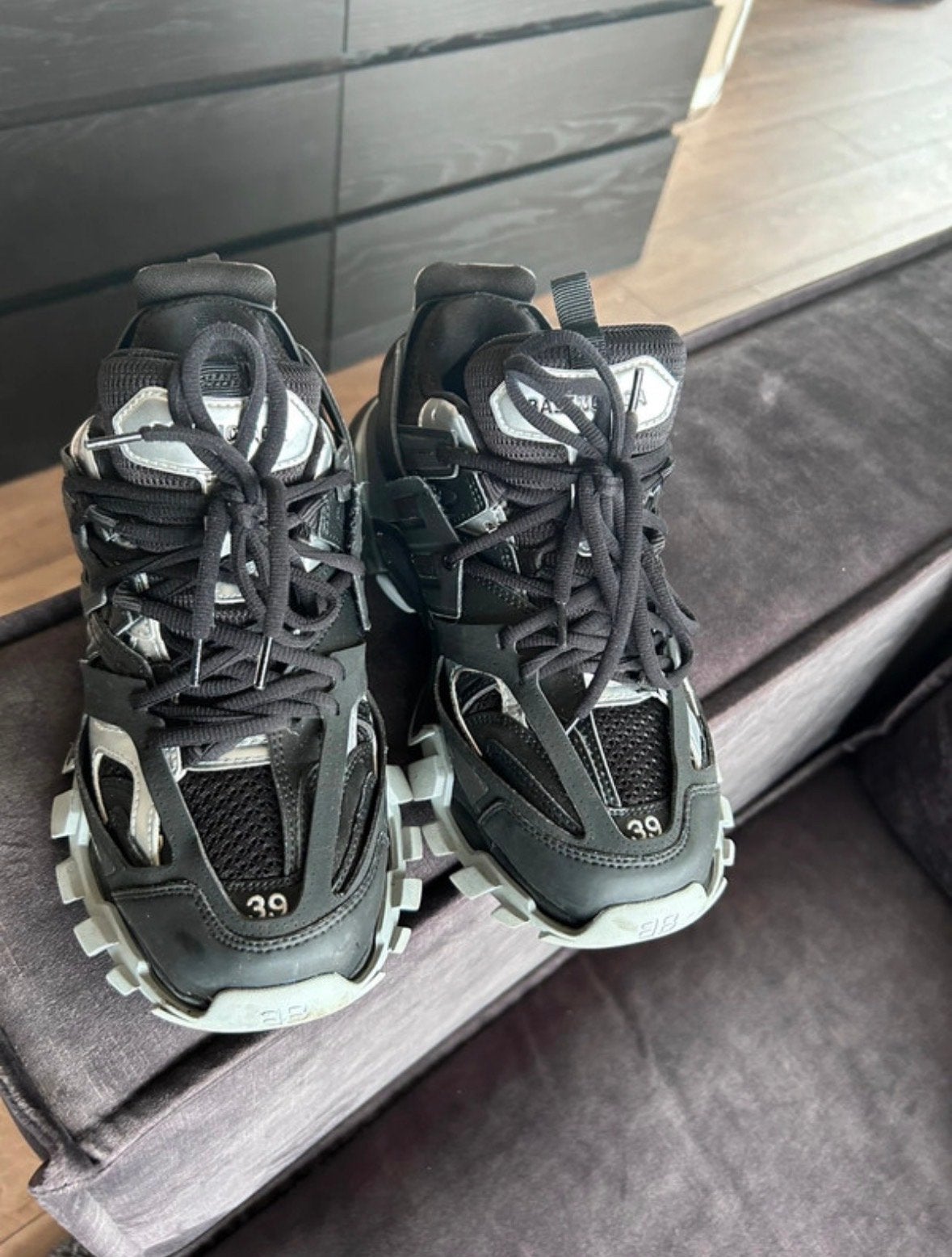 Balenciaga Track Sneakers Zwart Maat 39, Kleding | Dames, Schoenen, Ophalen of Verzenden, Zo goed als nieuw, Zwart, Sneakers of Gympen