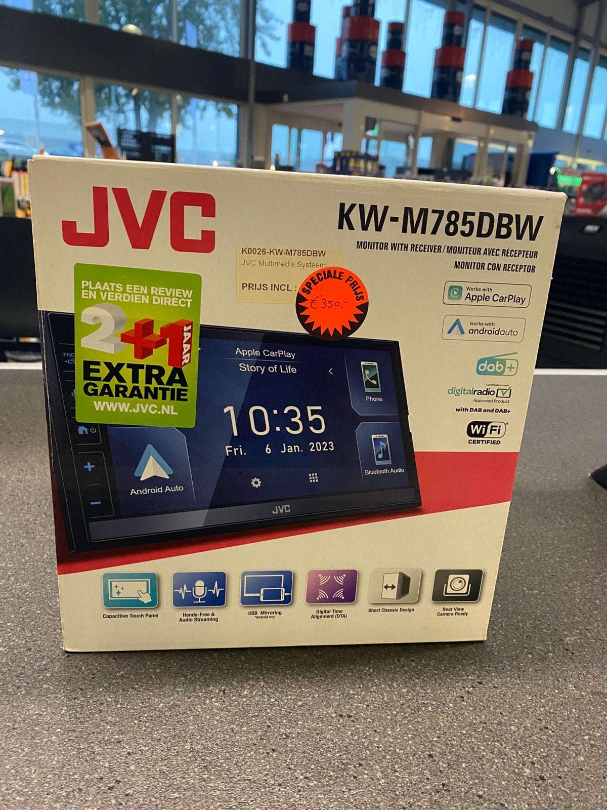 JVC Multimedia Systeem KW-M785DBW, Auto diversen, Ophalen, Nieuw