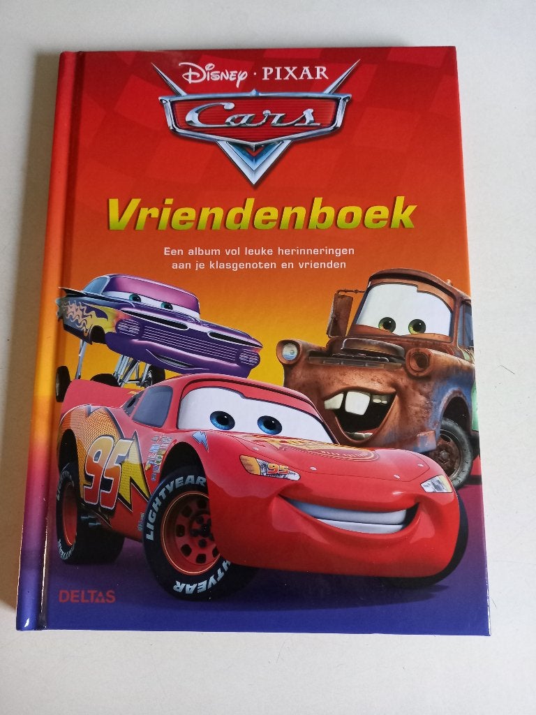 Vriendenboek Cars Disney Pixar, Ophalen of Verzenden, Overige figuren, Nieuw, Overige typen