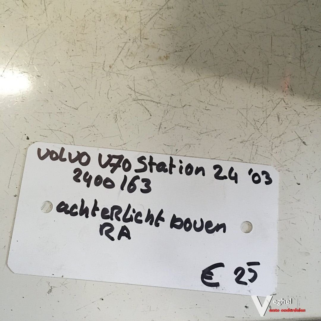 Volvo V70 Station 2.4 automaat 2003 Wagennr 2400163  Achterl