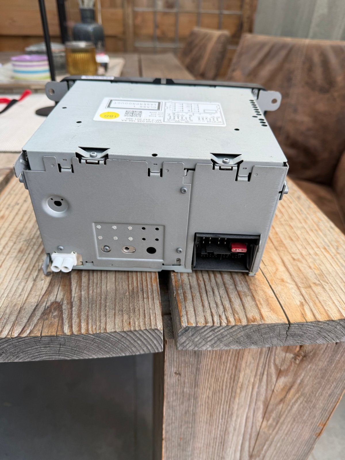 VW RCD 310 Radio CD-speler - 1K0 035 186 AA, Ophalen of Verzenden, Gebruikt
