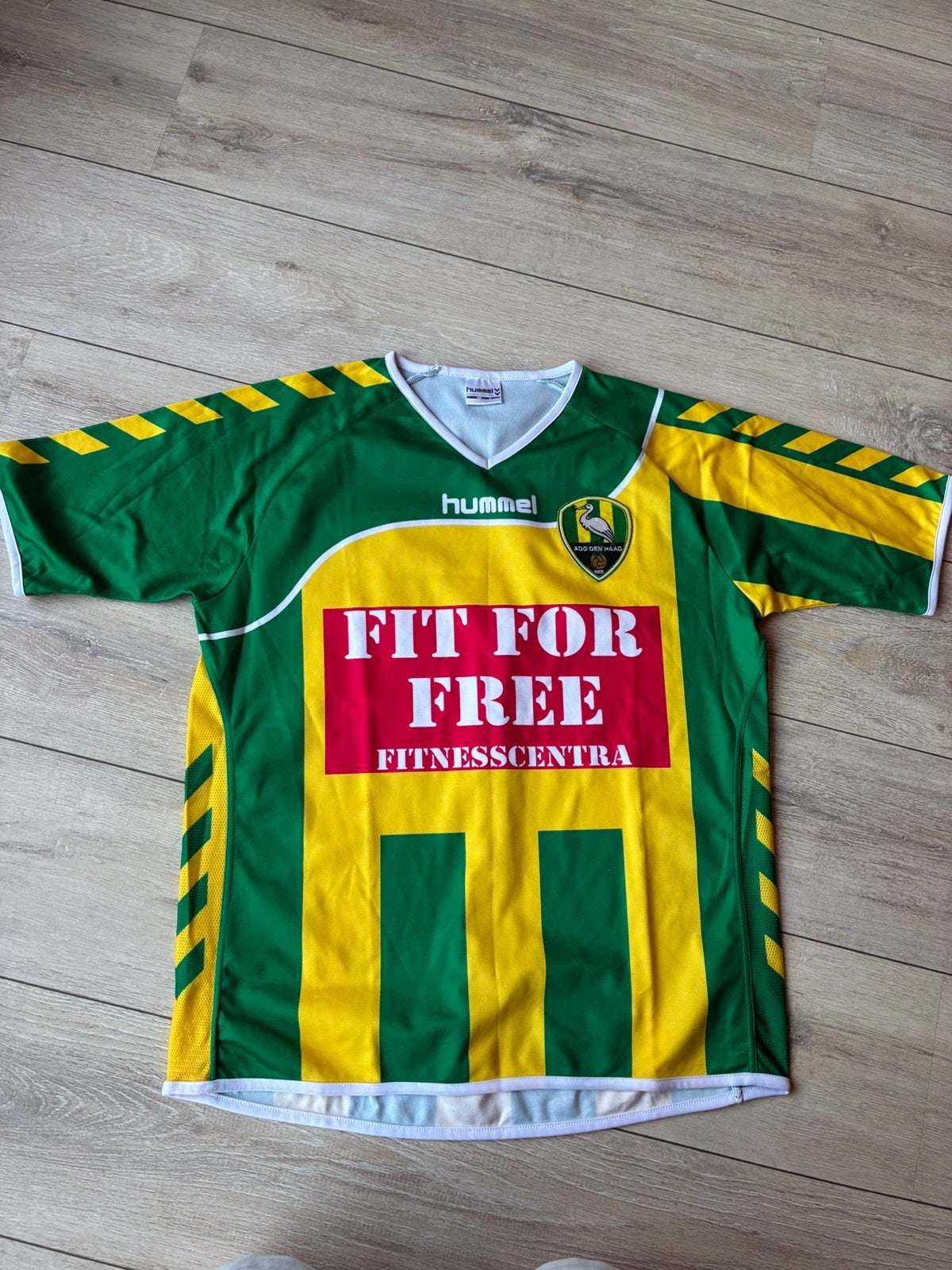 Ado den haag thuisshirt 09/10 maat M, Maat M, Ophalen of Verzenden, Gebruikt, Shirt