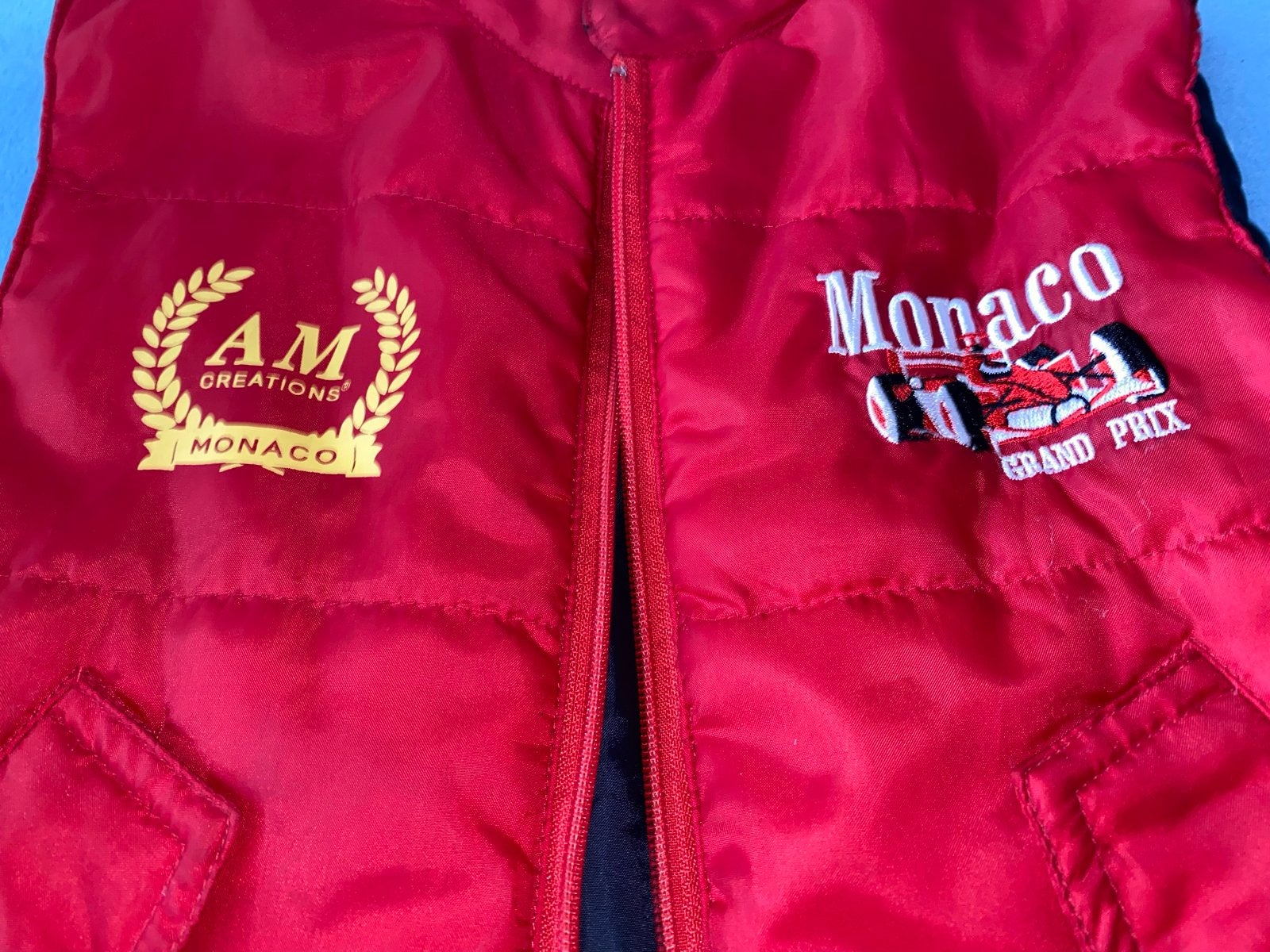 Omkeerbaar Bodywarmer Monaco Grand Prix Kinderen mt. 104-110, Kinderen en Baby's, Kinderkleding | Maat 104, Ophalen of Verzenden