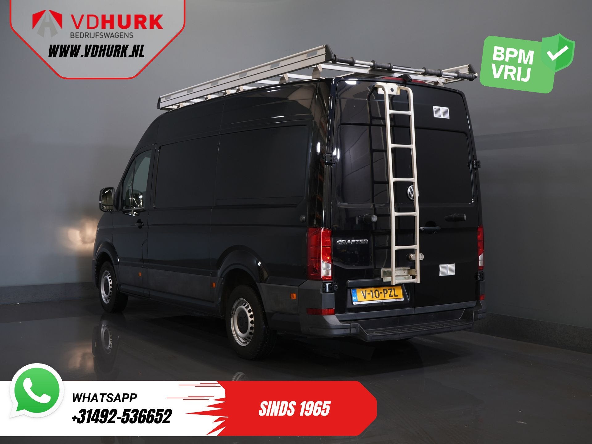 Volkswagen Crafter 35 2.0 TDI 180 pk DSG Aut. L3H3 Imperiaal, Gebruikt, 4 cilinders, Volkswagen, Zwart