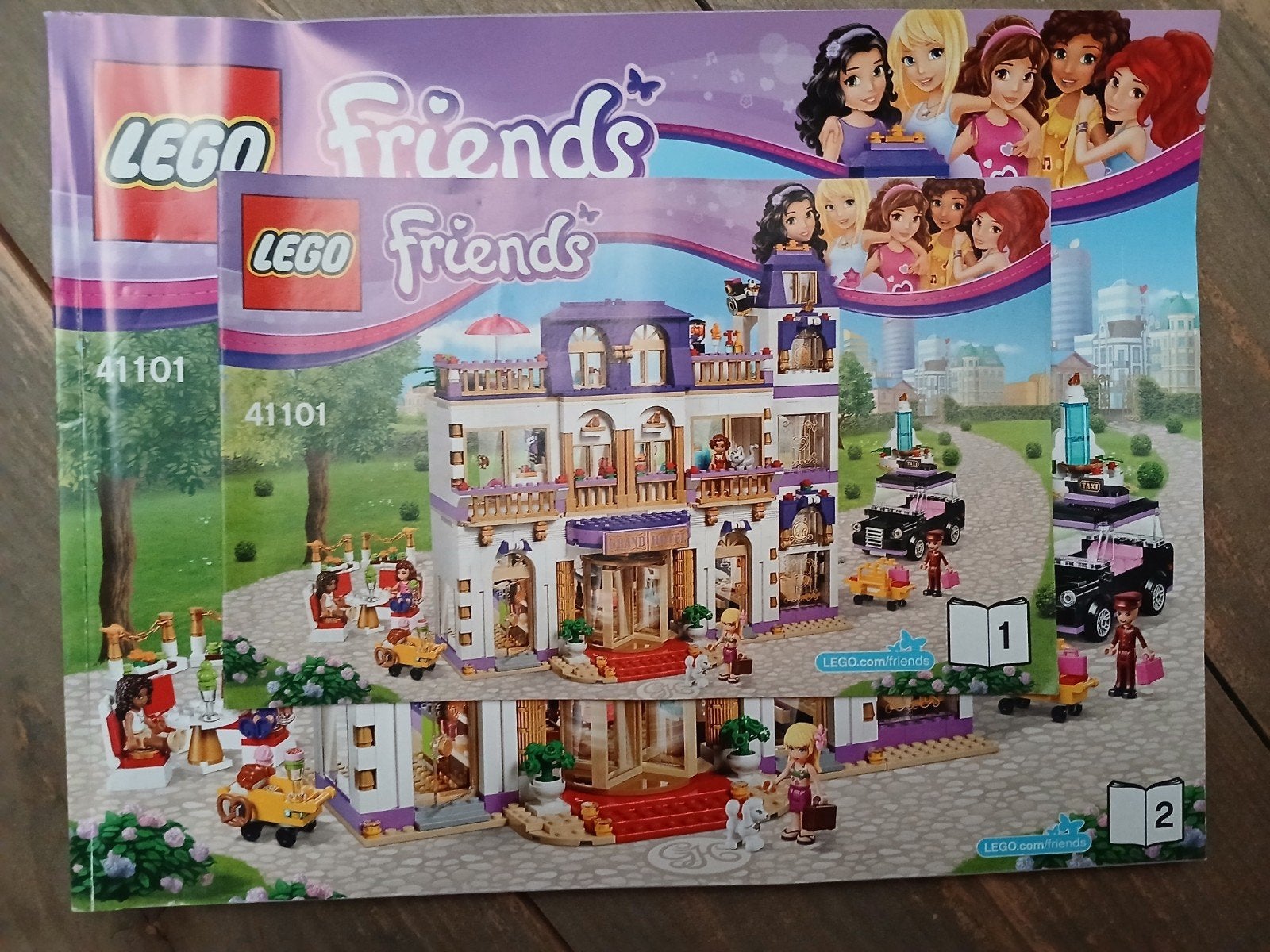 Lego Friends 41101 - Heartlake Hotel - Mist 2 stukjes, Gebruikt, Lego, Friends, Ophalen of Verzenden