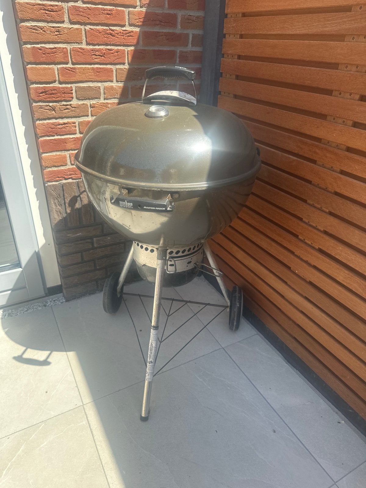 Weber Master-Touch 5755 GBS Houtskoolbarbecue 57cm Grijs, Tuin en Terras, Houtskoolbarbecues, Ophalen of Verzenden, Gebruikt