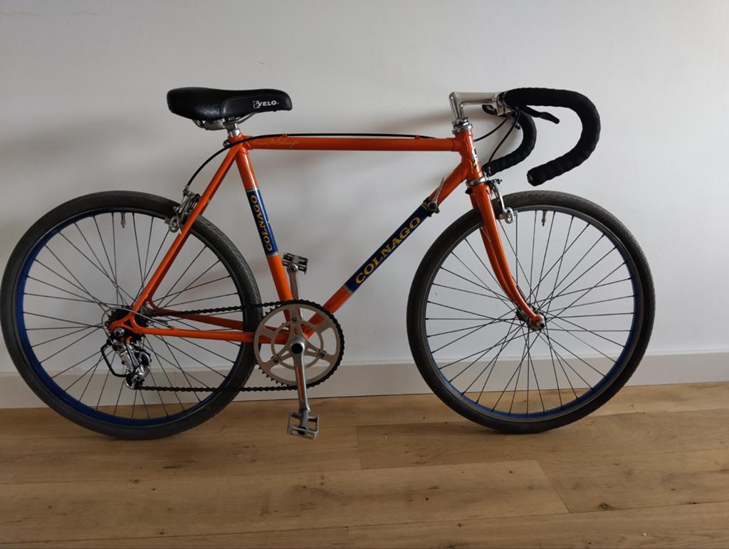 Uniek! Stalen Kinder racefiets "Colnago" Molteni, Fietsen en Brommers, Fietsen | Racefietsen, Zo goed als nieuw, Overige merken