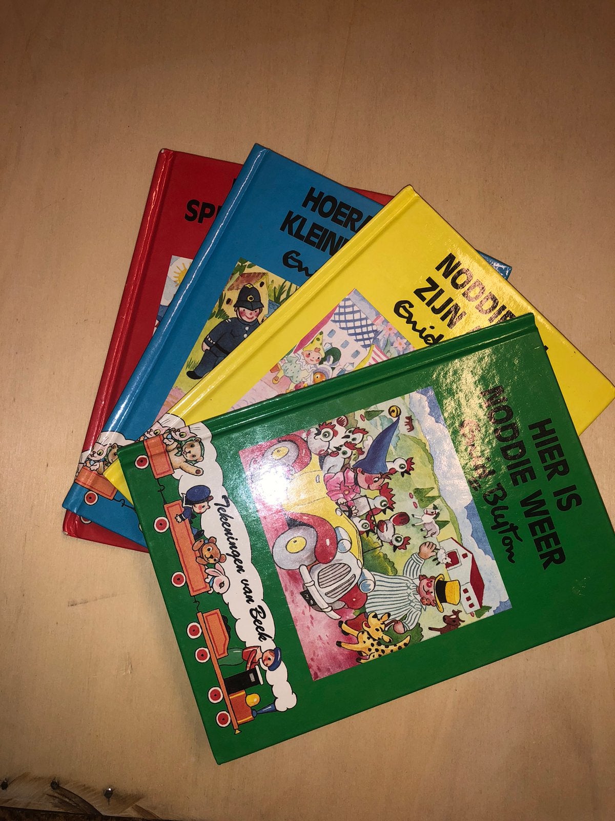 Vintage Noddy boeken - 4 delige serie - compleet, Ophalen of Verzenden