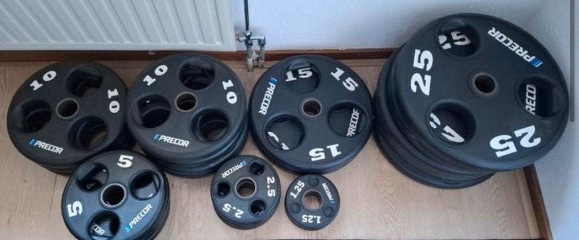 Halterschijven Precor 50mm, Ophalen, Zo goed als nieuw, Overige typen