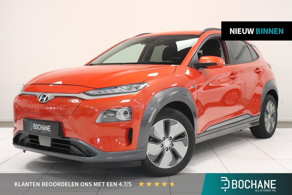 Hyundai Kona EV Fashion 64 kWh | Camera | Krell Audio | Adap, Auto's, Hyundai, Stof, Gebruikt, Huisgarantie, Overige kleuren