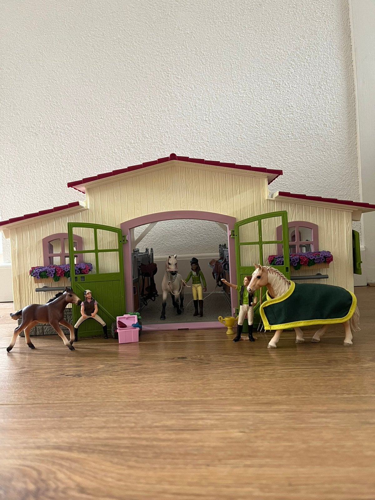 Schleich horseclub manege, 42344, Ophalen, Zo goed als nieuw