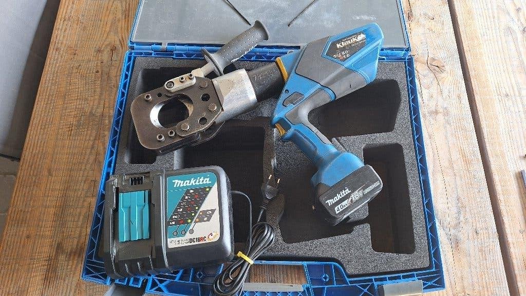 Klauke esg55cfm accu kabelschaar kabels schaar, ., Ophalen of Verzenden, Zo goed als nieuw, .