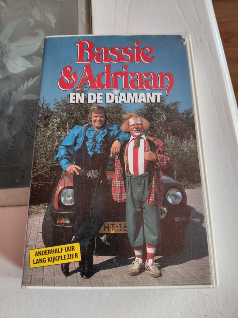 CNR Bassie en Adriaan en de Diamant videoband., Gebruikt, Alle leeftijden, Kinderprogramma's en -films, Overige typen