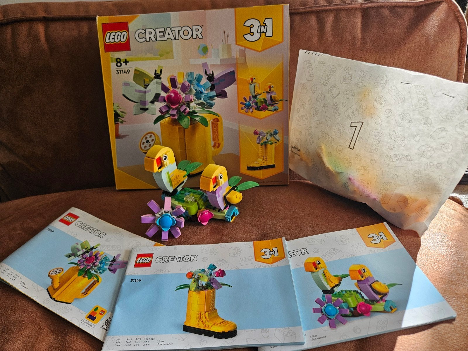 LEGO Creator 3-in-1 Exotische Roze Kaketoe 31149, Ophalen of Verzenden, Zo goed als nieuw