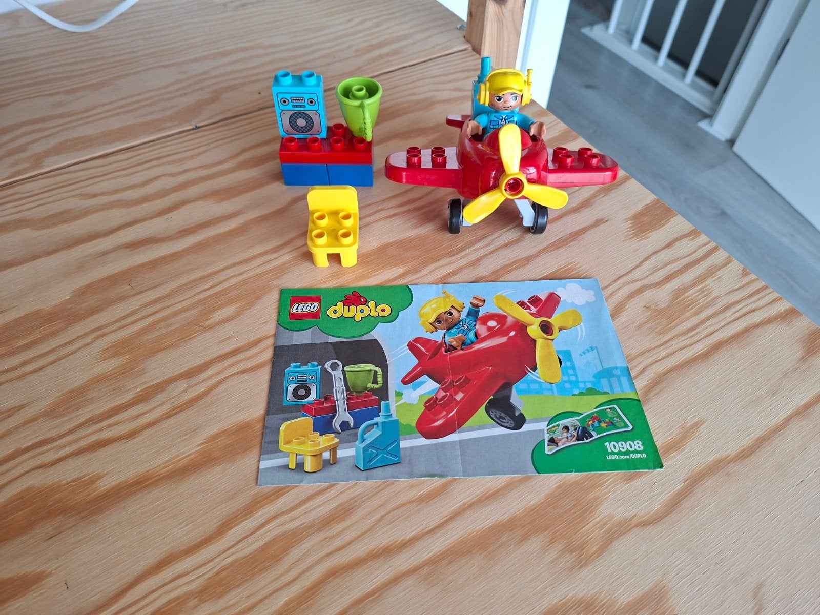 Lego Duplo Vliegtuig, Ophalen of Verzenden, Gebruikt, Duplo