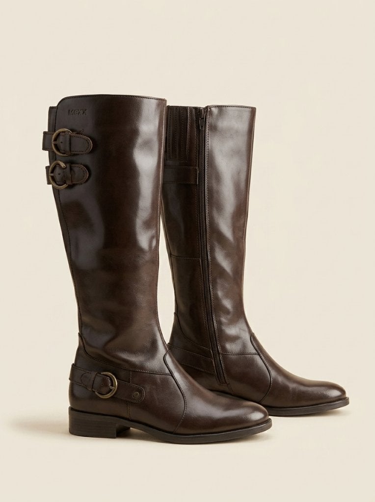 Bruine Mexx dames knielaarzen | Maat 38, Hoge laarzen, Mexx, Bruin, Nieuw