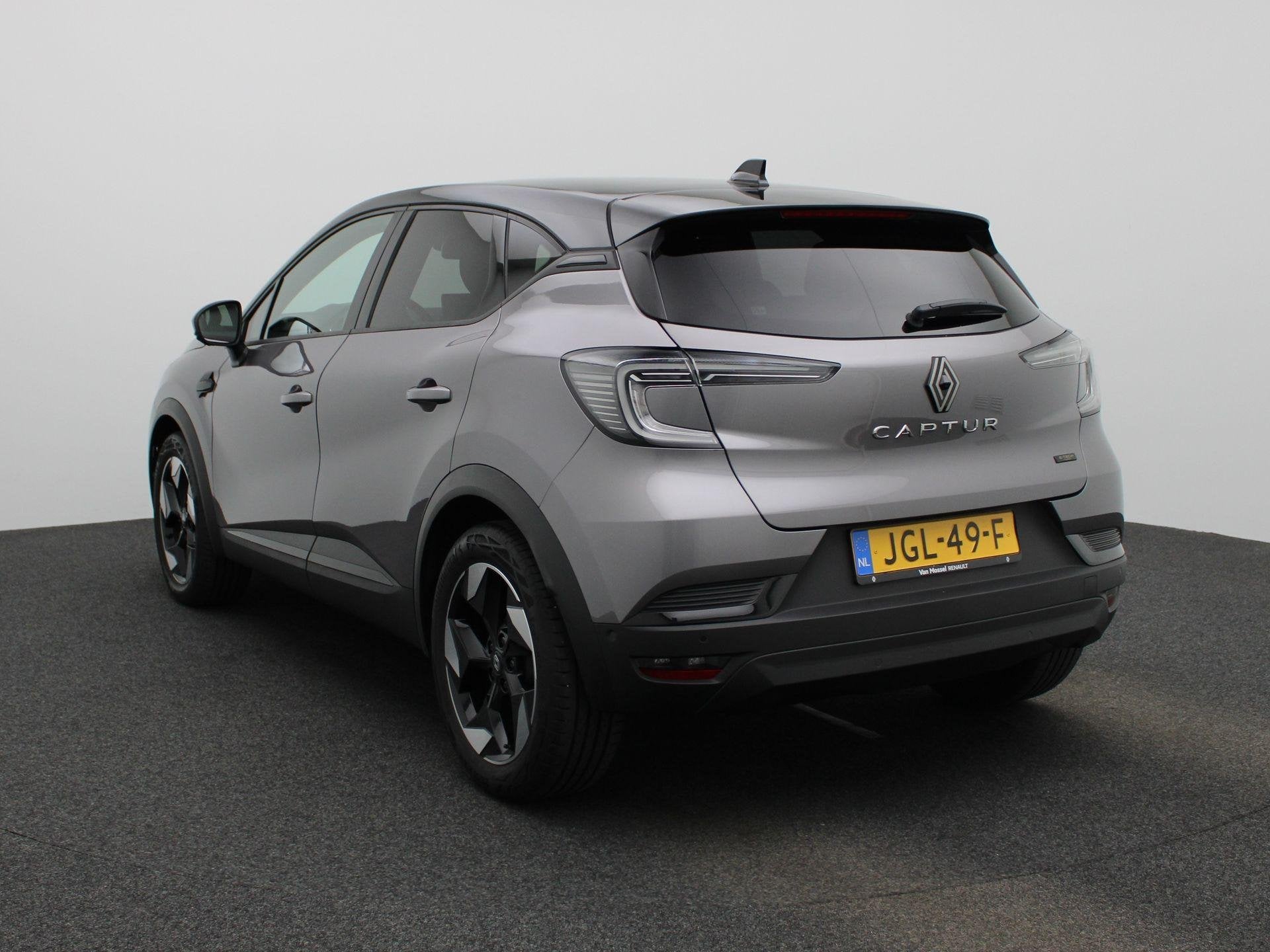 Renault Captur 1.8 E-Tech full hybrid 160Pk techno | Navigat, Auto's, 4 cilinders, Leder en Stof, 23 km/l, Origineel Nederlands
