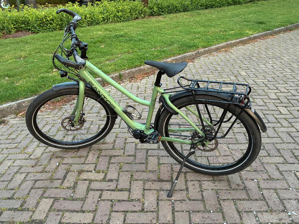 Santos travel lite +, Fietsen en Brommers, 47 tot 50 cm, Versnellingen, Zo goed als nieuw, Schijfrem