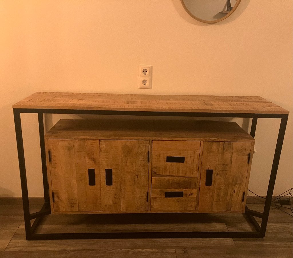 Dressoir van Huus - Zo goed als nieuw, 100 tot 150 cm, Zo goed als nieuw, Industrieel, 25 tot 50 cm