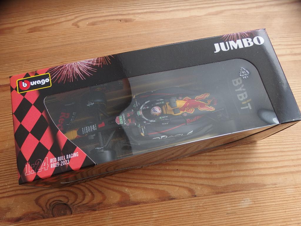 Max Verstappen Jumbo Red Bull RB 19 2023, Ophalen of Verzenden, Nieuw, Overige typen, Bburago