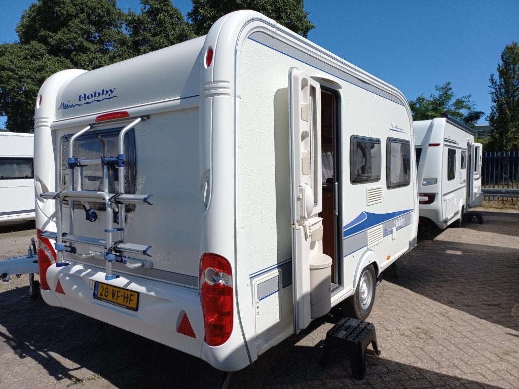 Hobby De Luxe 400 SF voortent-luifel-mover-etc, Caravans en Kamperen, Caravans, Hobby, Bedrijf, Treinzit, Schokbreker