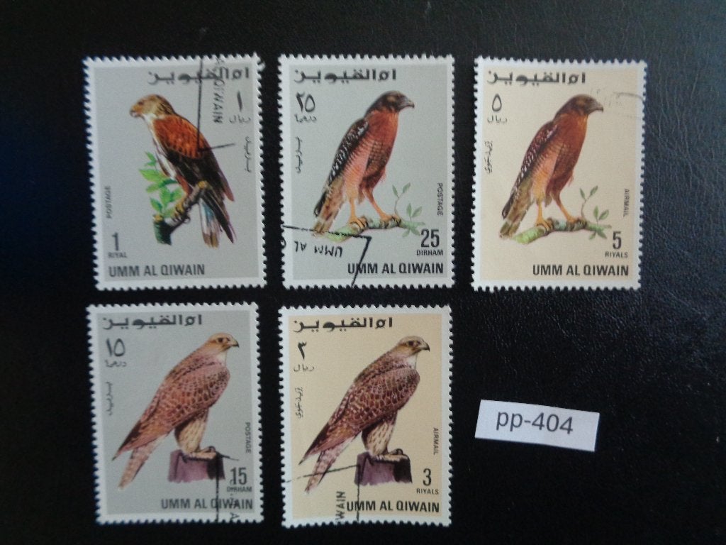 umm al qiwain - roofvogels 1968 (pp-404), Ophalen of Verzenden, Gestempeld, Midden-Oosten