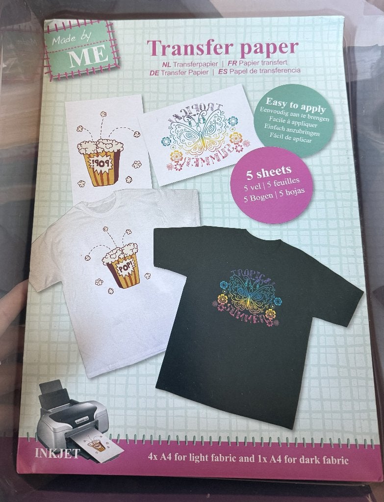 Pak transferpapier voor t-shirt, Ophalen of Verzenden, Nieuw, Knutselwerk