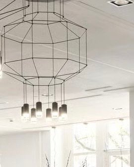 Vibia Wireflow Hanglamp - Modern Design, Huis en Inrichting, Ophalen, Zo goed als nieuw, Metaal, Overige fittingen