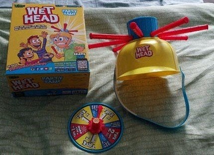 Wet Head - Hilarisch waterspel voor jong en oud!, Drie of vier spelers, Ophalen, Zo goed als nieuw, Zing