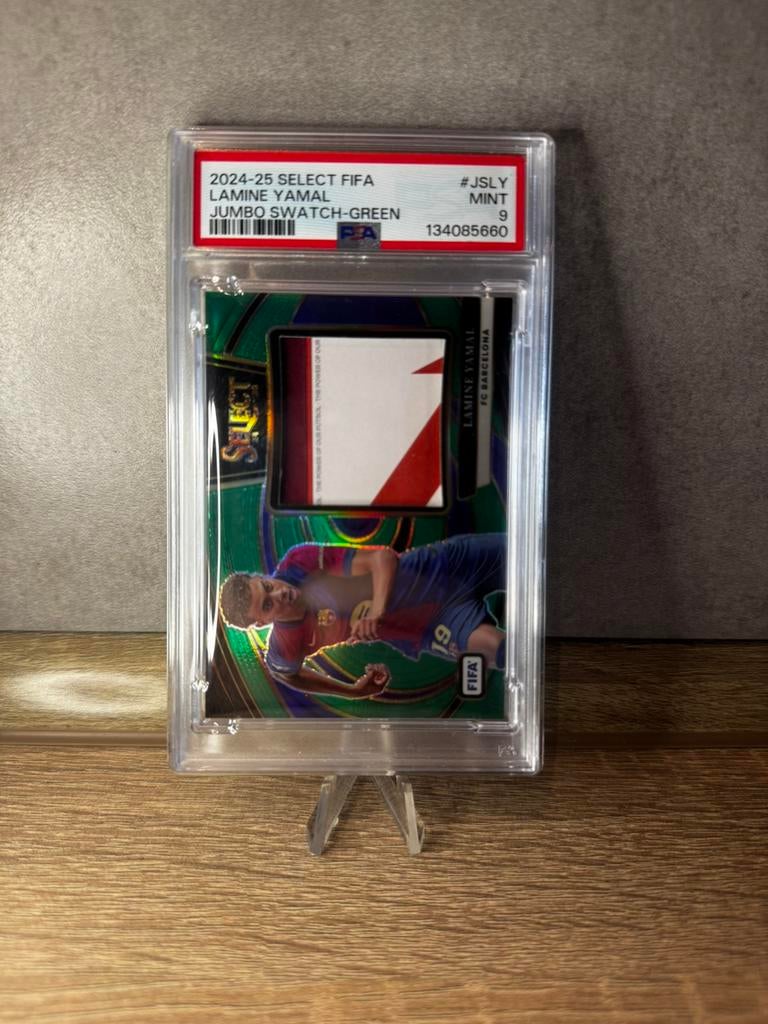 PSA 9 LAMINE YAMAL 1/5 PATCH PANNINI SELECT, Ophalen of Verzenden, Zo goed als nieuw, Plaatje