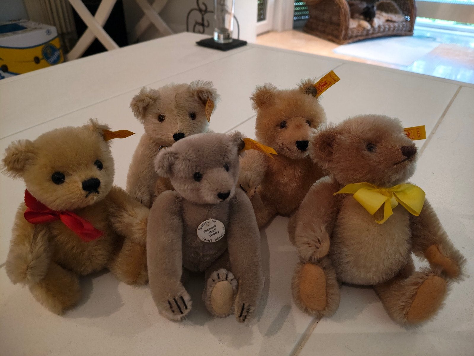 Steiff beertjes, Verzamelen, Beren en Cherished Teddies, Ophalen, Zo goed als nieuw, Stoffen beer, Steiff